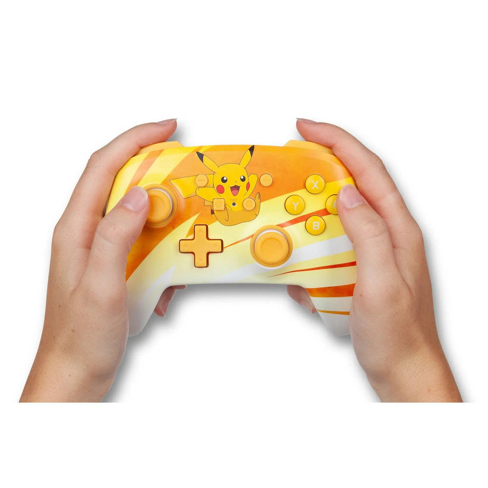 Nintendo Switch Wireless Controller (Pikachu Joy Version) - PowerA - Enhanced Edition