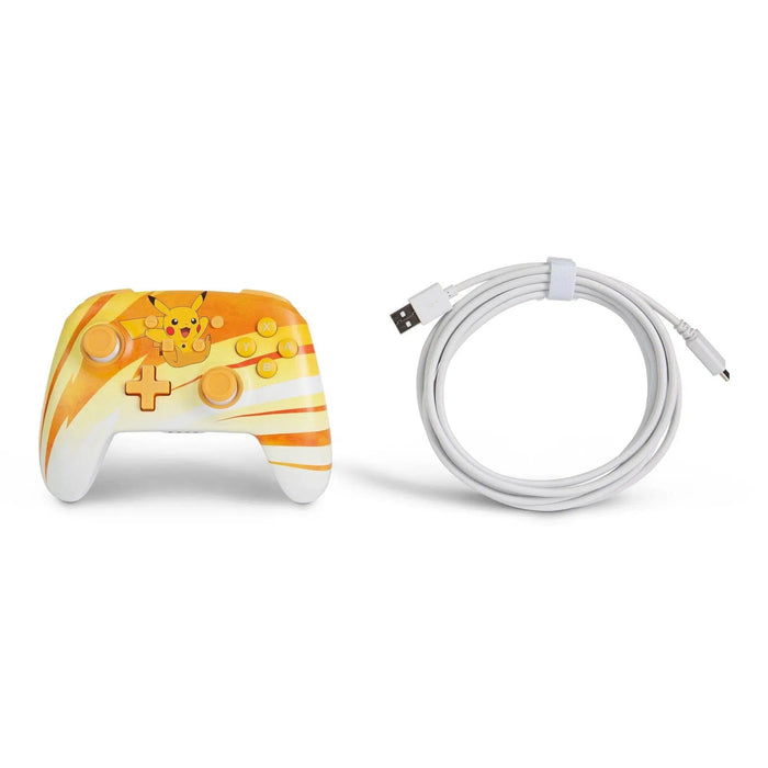 Nintendo Switch Wireless Controller (Pikachu Joy Version) - PowerA - Enhanced Edition
