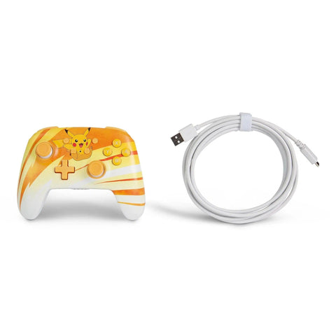 Nintendo Switch Wireless Controller (Pikachu Joy Version) - PowerA - Enhanced Edition