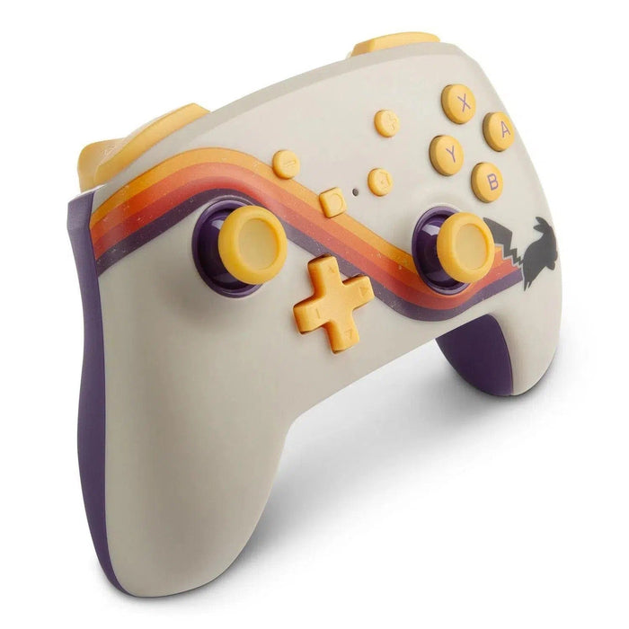 Nintendo Switch Wireless Controller (Retro Pikachu Version) - PowerA - Enhanced Edition