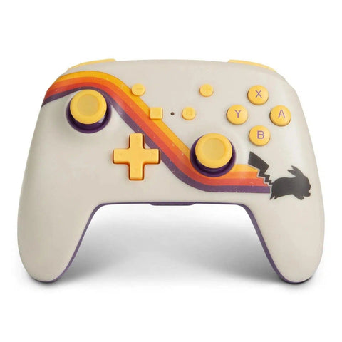 Nintendo Switch Wireless Controller (Retro Pikachu Version) - PowerA - Enhanced Edition