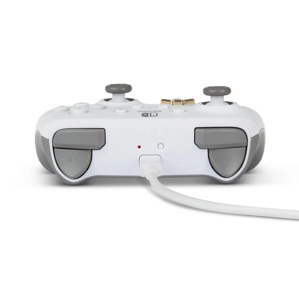 Nintendo Switch Wireless Controller (White) - PowerA - Enhanced Edition