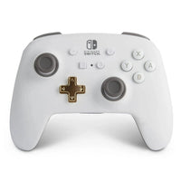 Nintendo Switch Wireless Controller (White) - PowerA - Enhanced Edition- Image 1