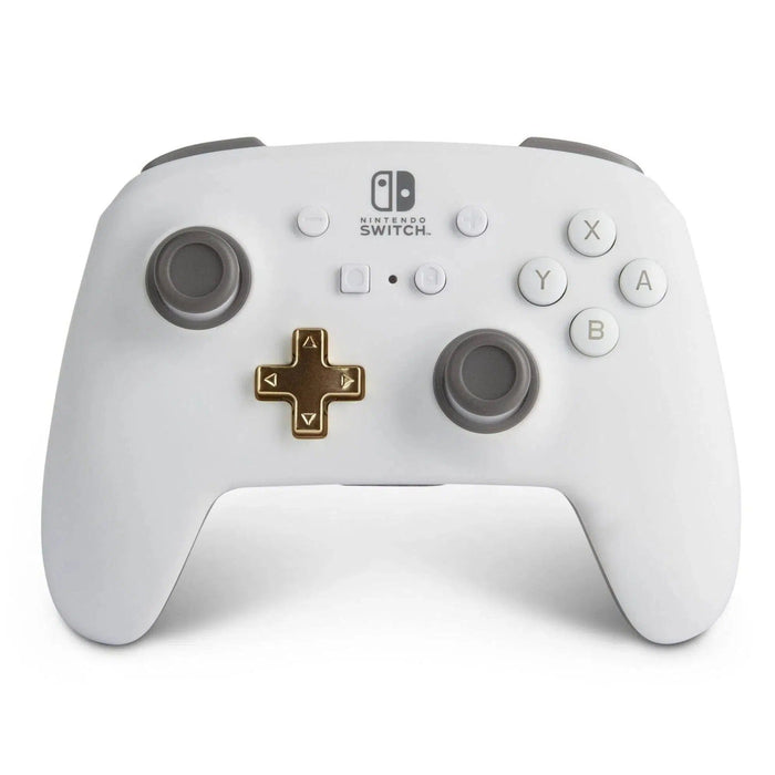 Nintendo Switch Wireless Controller (White) - PowerA - Enhanced Edition