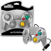 Nintendo Wii & Gamecube - Silver Wired Controller - Old Skool- Image 2