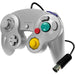 Nintendo Wii & Gamecube - Silver Wired Controller - Old Skool