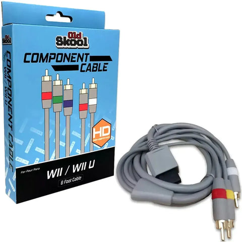 Nintendo Wii & Wii U - HD Component Cable (6' Cable) - Old Skool