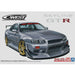 Nissan - C-West BNR34 Skyline GT-R Car Figure Model Kit (1:24 Scale) - Aoshima - The Model Car Series No. 50