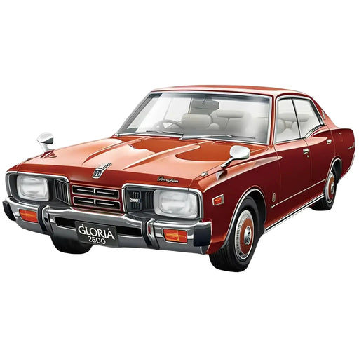 Nissan - Cedric / Gloria 4HT 2800 Brougham '78 Model Kit (1:24 Scale) - Aoshima - The Model Car Series No. 53