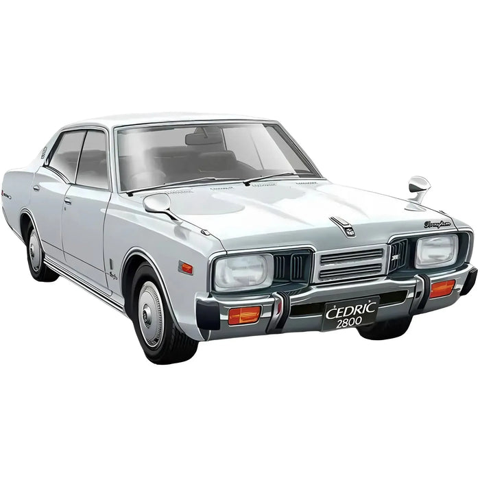 Nissan - Cedric / Gloria 4HT 2800 Brougham '78 Model Kit (1:24 Scale) - Aoshima - The Model Car Series No. 53
