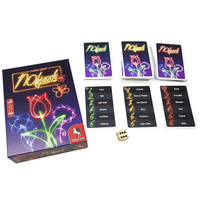 Objects Cards Game Nobjects - Party Abstract Card Game for 3-6 Players, Ages 8+ — Poggers