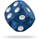 Oakie Doakie Dice - Marble Blue D6 Dice (12mm)