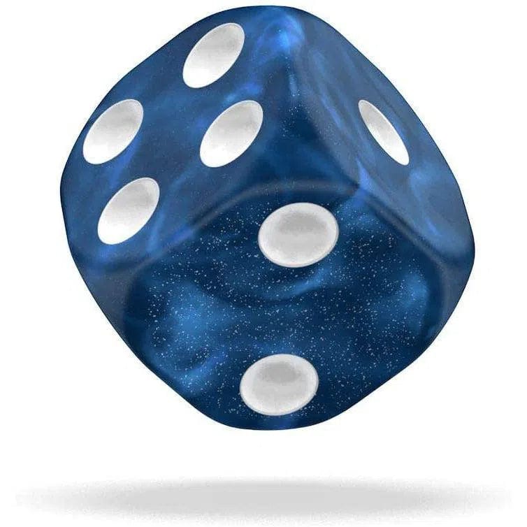 Oakie Doakie Dice - Marble Blue D6 Dice (12mm)