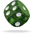 Oakie Doakie Dice - Marble Green D6 Dice (12mm)