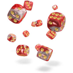 Oakie Doakie Dice - Red Sky D6 Dice (12mm)