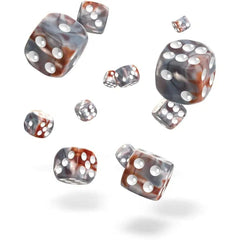 Oakie Doakie Dice - Silver Rust D6 Dice (12mm)