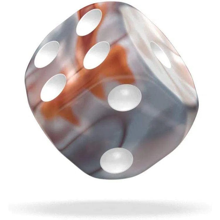 Oakie Doakie Dice - Silver Rust D6 Dice (12mm)