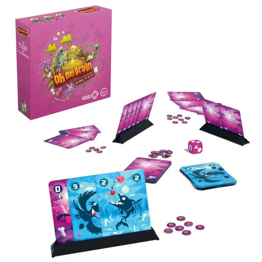 Oh My Brain: No Brain No Pain - Card Board Zombies Card Game for Family, Adults, and Children (2-5 Players, Ages 8+) - 25th Century Games