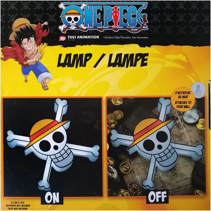 One Piece - 3D Straw Hat Jolly Roger Skull LED Lamp - ABYstyle