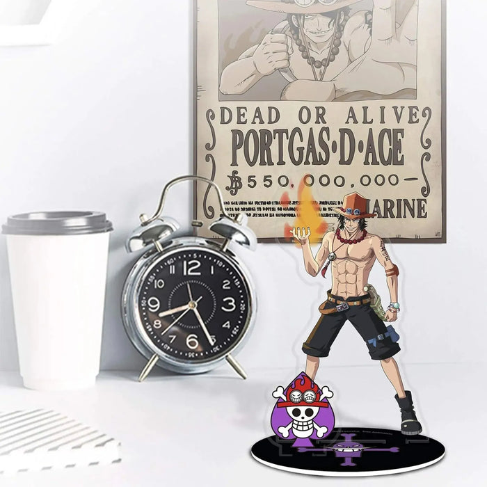 One Piece - Ace Standee Figure (4.25" Acrylic) - ABYstyle - Acryl Series