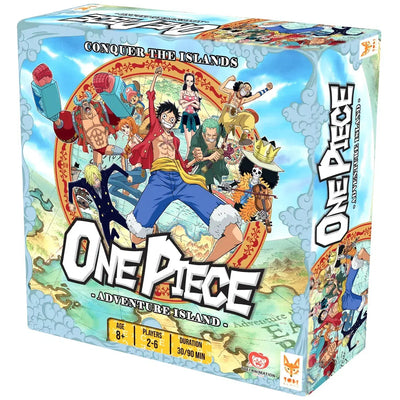 One Piece Adventure Island - Action/Adventure Pirate Anime Board Game for Family, and Adults (2-6 Players, Ages 7+) - Japanime Games