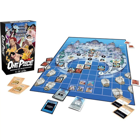 One Piece Assault on Marineford - Team-Based Pirate Anime Board Game for Family, and Adults (2-6 Players, Ages 7+) - Japanime Games