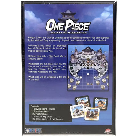 One Piece Assault on Marineford - Team-Based Pirate Anime Board Game for Family, and Adults (2-6 Players, Ages 7+) - Japanime Games