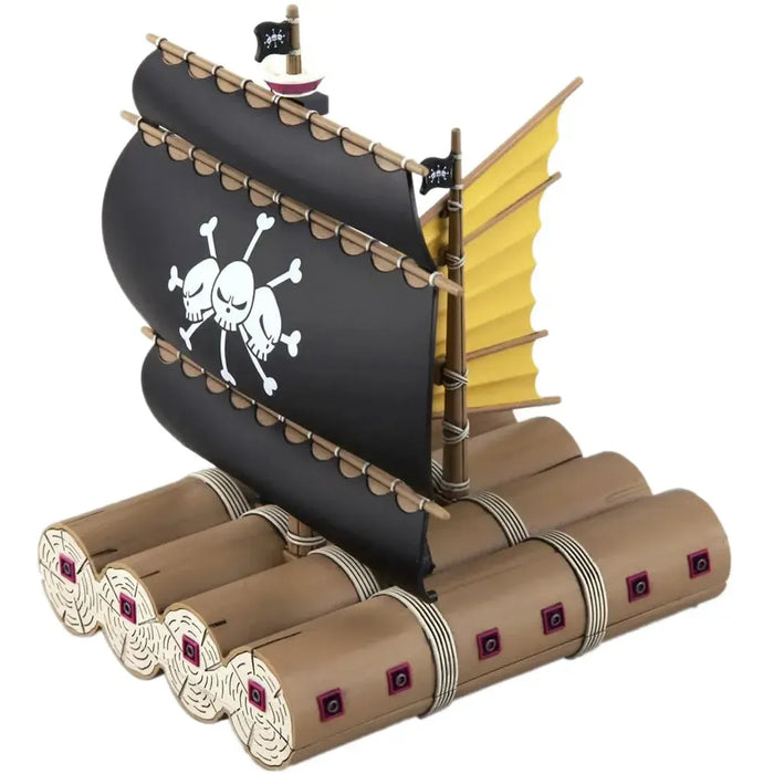 One Piece - Blackbeard [Marshall D. Teach] Raft Pirate Ship Figure Model Kit - Bandai Spirits - Grand Ship Collection Series