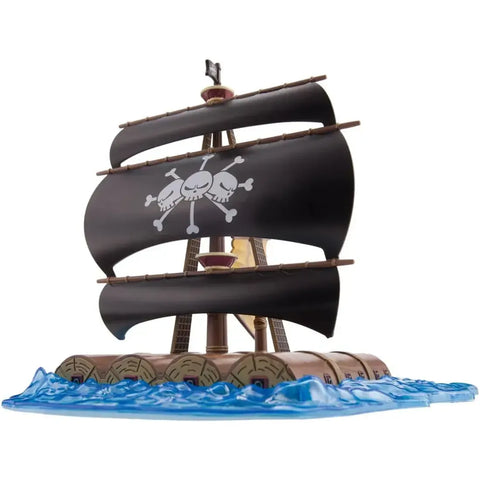 One Piece - Blackbeard [Marshall D. Teach] Raft Pirate Ship Figure Model Kit - Bandai Spirits - Grand Ship Collection Series