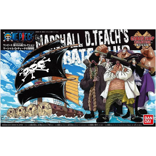 One Piece - Blackbeard [Marshall D. Teach] Raft Pirate Ship Figure Model Kit - Bandai Spirits - Grand Ship Collection Series