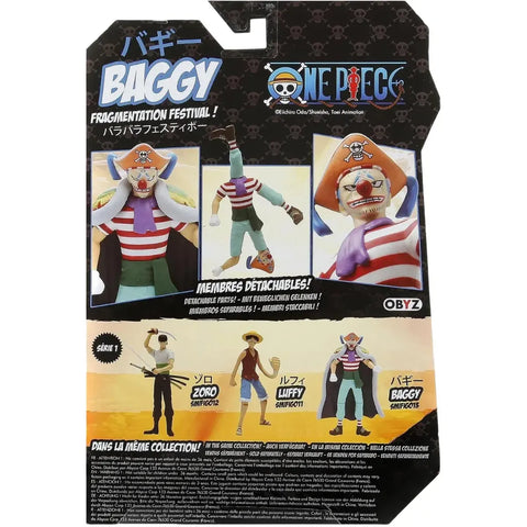 One Piece - Captain Buggy Action Figure (5.5