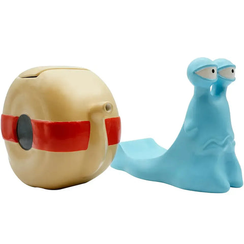 One Piece - Den Den Mushi Transponder Snail Sculpted 3D Teapot (Ceramic, 40.6 oz) - ABYstyle