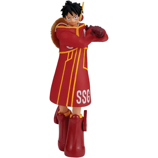 One Piece [Egghead Arc] - Red EggHead Island Outfit Monkey D. Luffy Figure (5.5") - Bandai Spirits [Banpresto] - One Piece 25th Anniversary Edition