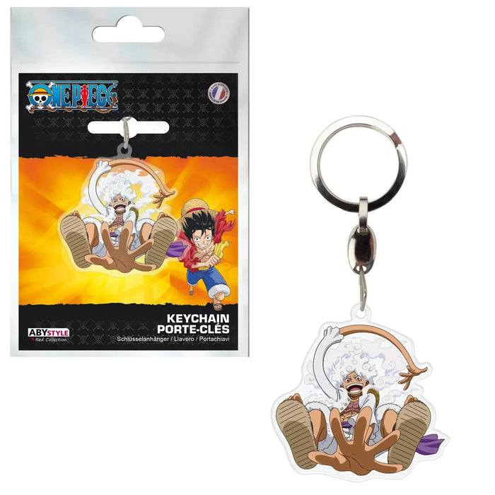 One Piece - Gear 5 Monkey D. Luffy Acrylic Keychain - ABYstyle - Red Collection