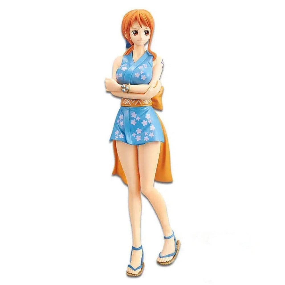 One Piece - Kimono Nami Figure - Banpresto - The Grandline Lady: Wanokuni Series (Volume 1), Deluxe Figure (DXF) Series