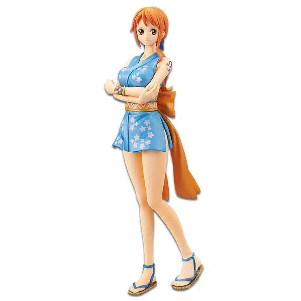 One Piece - Kimono Nami Figure - Banpresto - The Grandline Lady: Wanokuni Series (Volume 1), Deluxe Figure (DXF) Series