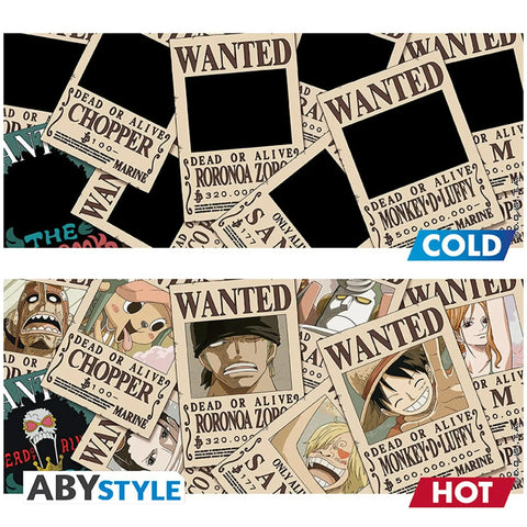 One Piece - Luffy Wanted Poster Magic Heat-Change Mug (Ceramic, 16 oz.) - ABYstyle - Image 4