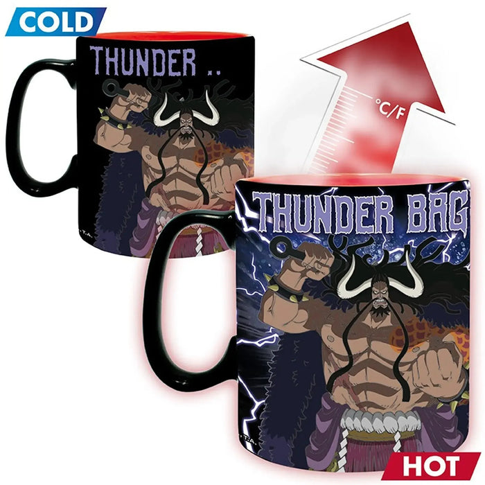 One Piece - Luffy vs. Kaido Magic Heat-Change Mug (Ceramic, 16 oz.) - ABYstyle