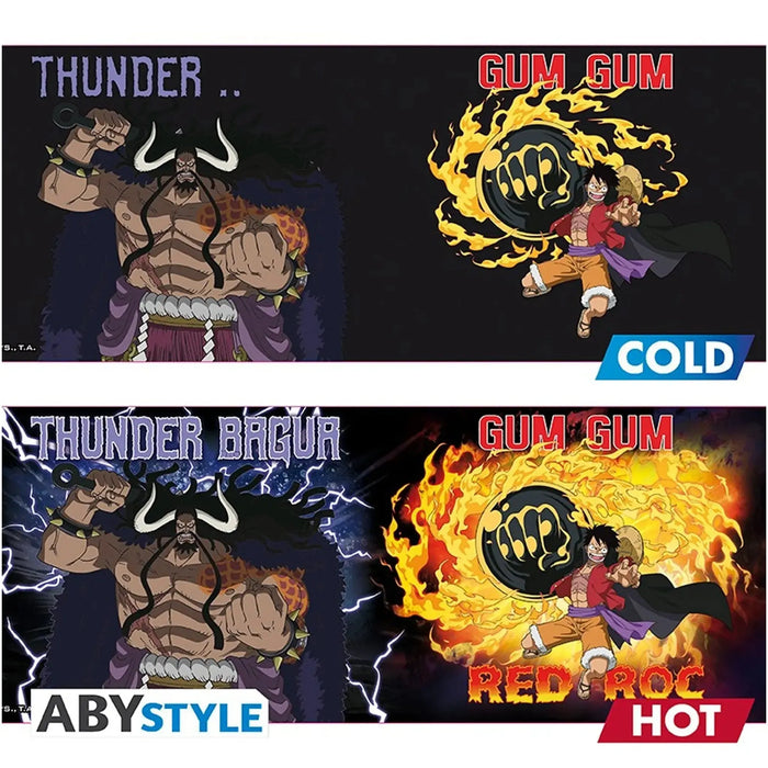 One Piece - Luffy vs. Kaido Magic Heat-Change Mug (Ceramic, 16 oz.) - ABYstyle