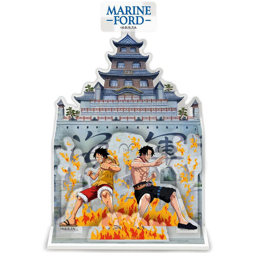 One Piece - Marineford Acrylic Stand Figure (5 x 5 x 4 in) - ABYSTYLE