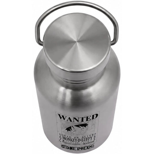 One Piece - Monkey D. Luffy Wanted Stainless Steel Canteen (16 oz.) - ABYstyle