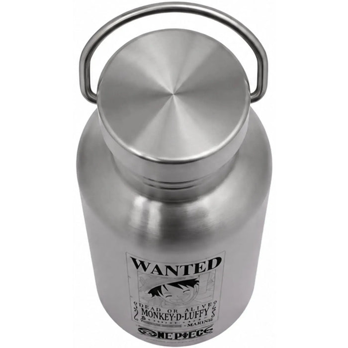 One Piece - Monkey D. Luffy Wanted Stainless Steel Canteen (16 oz.) - ABYstyle