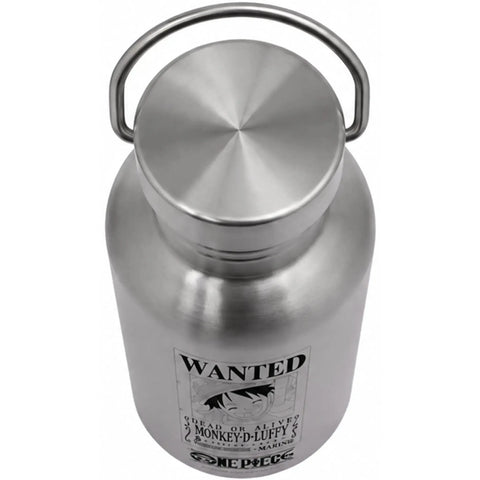 One Piece - Monkey D. Luffy Wanted Stainless Steel Canteen (16 oz.) - ABYstyle - Image 2