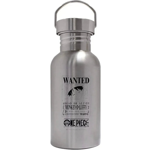 One Piece - Monkey D. Luffy Wanted Stainless Steel Canteen (16 oz.) - ABYstyle