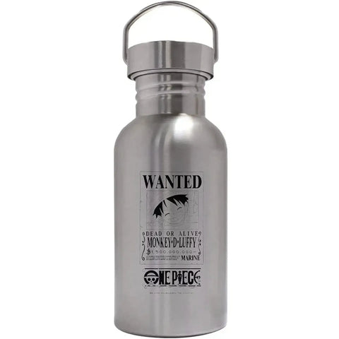 One Piece - Monkey D. Luffy Wanted Stainless Steel Canteen (16 oz.) - ABYstyle - Image 1