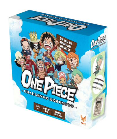 One Piece - Remember Challenge Memory Card Game for Family, and Friends (2-8 Players, Ages 6+) - Topi Games - Image 1