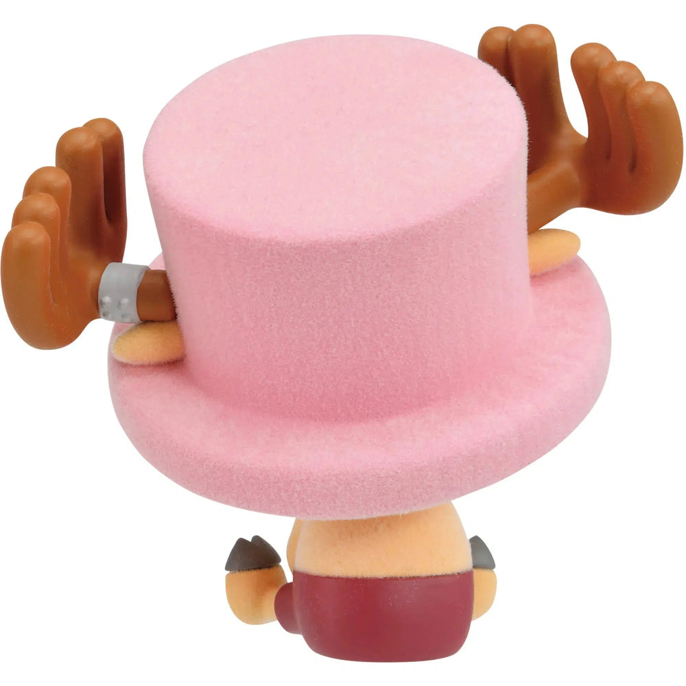 One Piece - Sitting Tony Tony Chopper Figure (Version B, Flocked, 3") - Banpresto - Fluffy Puffy Series