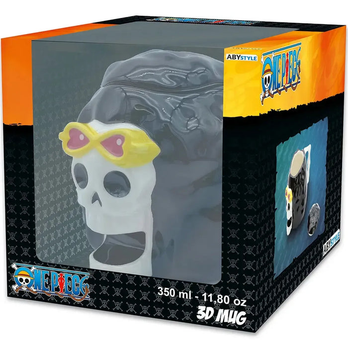 One Piece - "Soul King" Brook Head Sculpted 3D Mug (Ceramic, 11 oz.) - ABYstyle