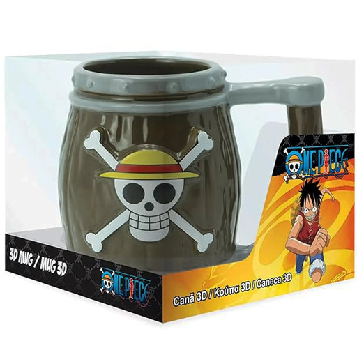 One Piece - Straw Hat Barrel 3D Mug (16 oz.) - Abysse America