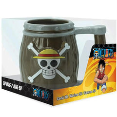 One Piece - Straw Hat Barrel 3D Mug (16 oz.) - Abysse America